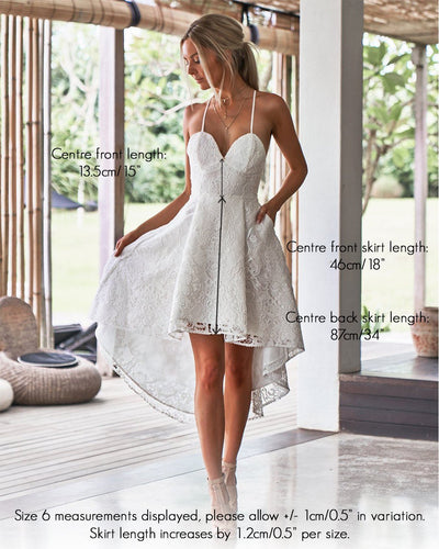 MARILYN DRESS - WHITE
