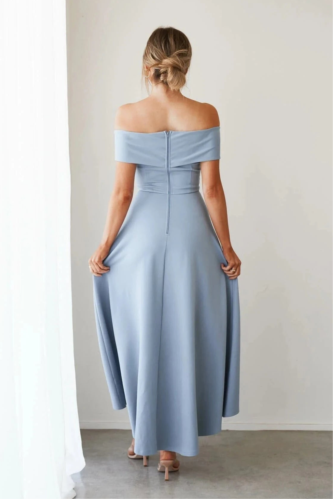 BELINA DRESS - BABY BLUE