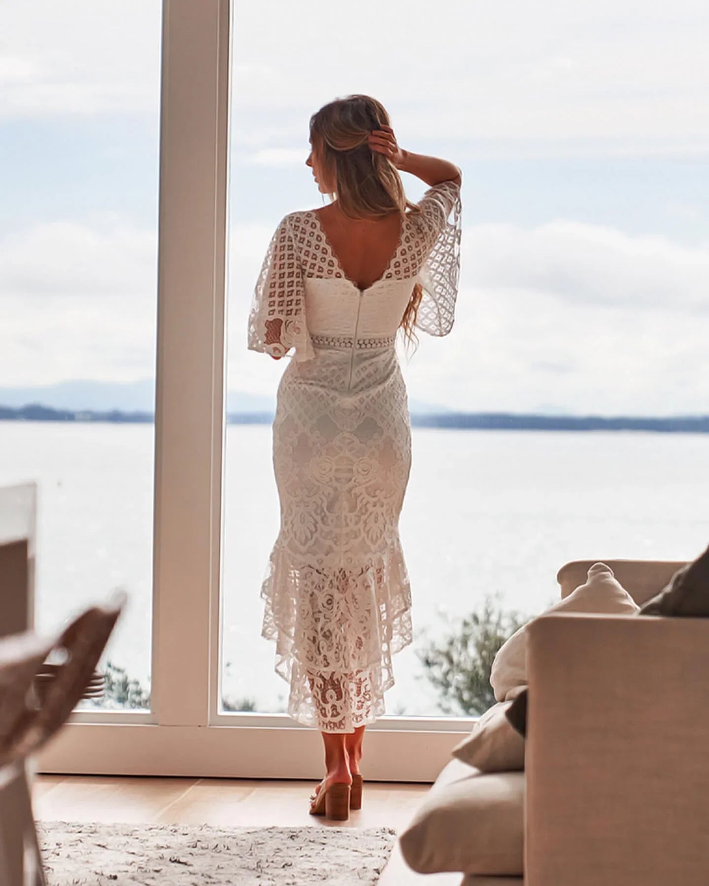 REYNA DRESS - WHITE