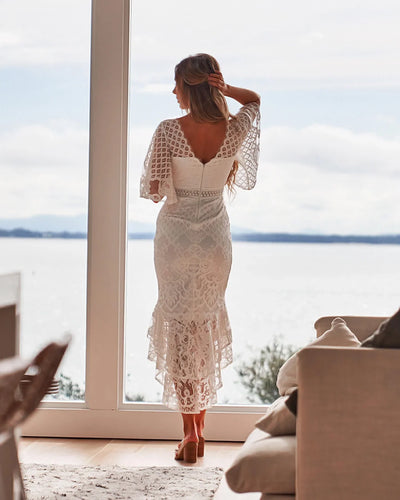 REYNA DRESS - WHITE