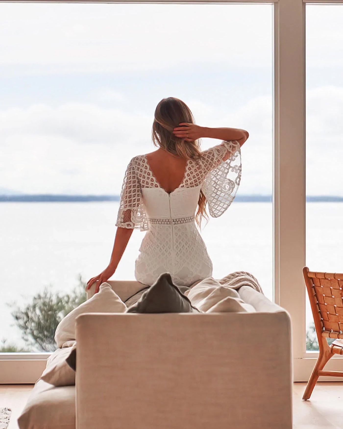 REYNA DRESS - WHITE