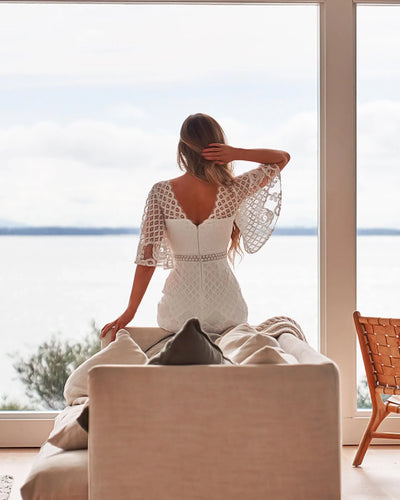 REYNA DRESS - WHITE