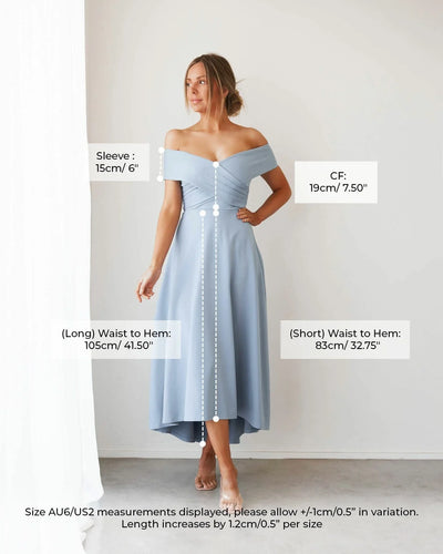 BELINA DRESS - BABY BLUE