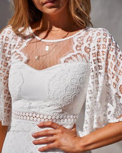 REYNA DRESS - WHITE